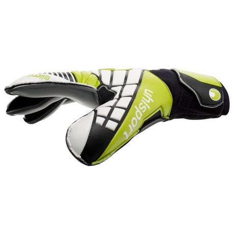 Uhlsport Eliminator Soft Graphit SupportFrame Goalkeeper Gloves White/Green - Best Buy Soccer