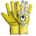 Uhlsport Eliminator Supergrip HN Goalkeeper Gloves Lite Flue Yellow/Griffin - Best Buy Soccer
