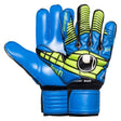 Uhlsport Eliminator Supersoft Goalkeeper Gloves Black/Blue/Power Green - Best Buy Soccer