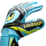 Uhlsport Kid's Eliminator Soft SF Goalkeeper Gloves Turquoise/Black/Yellow - Best Buy Soccer