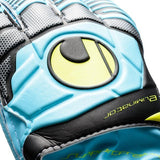 Uhlsport Kid's Eliminator Soft SF Goalkeeper Gloves Turquoise/Black/Yellow - Best Buy Soccer