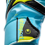 Uhlsport Kid's Eliminator Soft SF Goalkeeper Gloves Turquoise/Black/Yellow - Best Buy Soccer