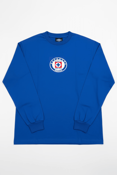 Umbro Cruz Azul Club Long Sleeve T-Shirt - Royal - Best Buy Soccer