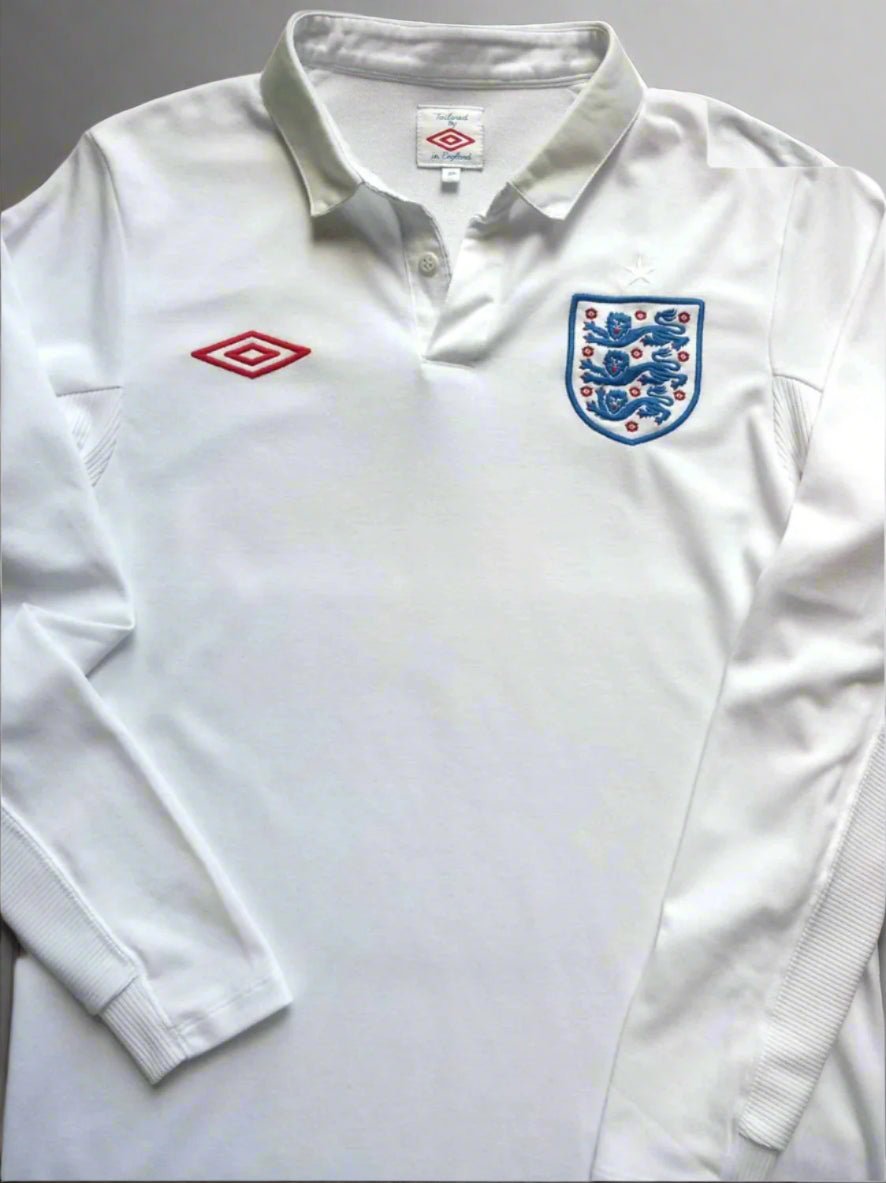 Umbro England Home Long Sleeve Jersey 2010/2011 White - Best Buy Soccer