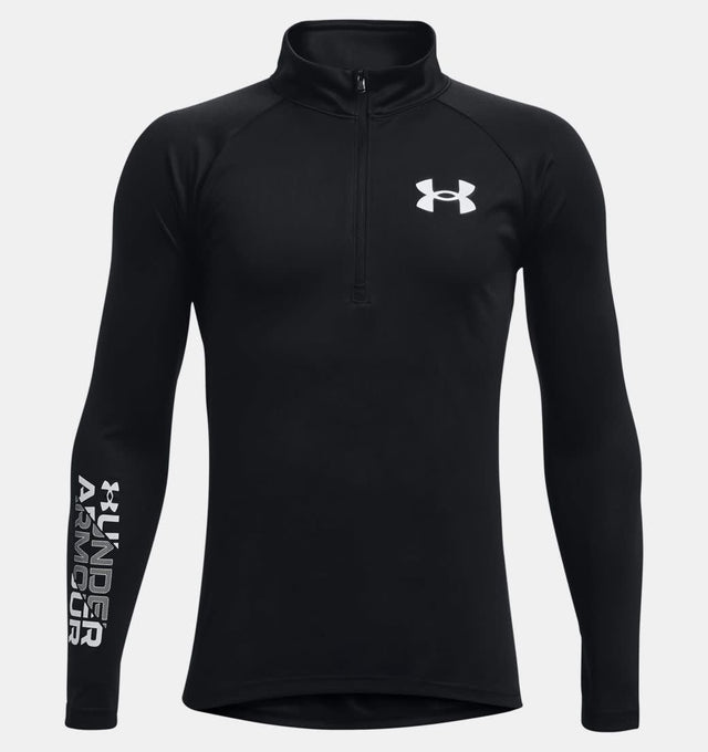 Under Armour Boys Tech Big Logo 1/4 Zip Pullover Black - Best Buy Soccer