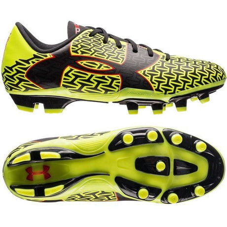 Under Armour Clouthfit Force 2.0 FG JR Soccer Cleats - Yellow/Black/Red - Best Buy Soccer