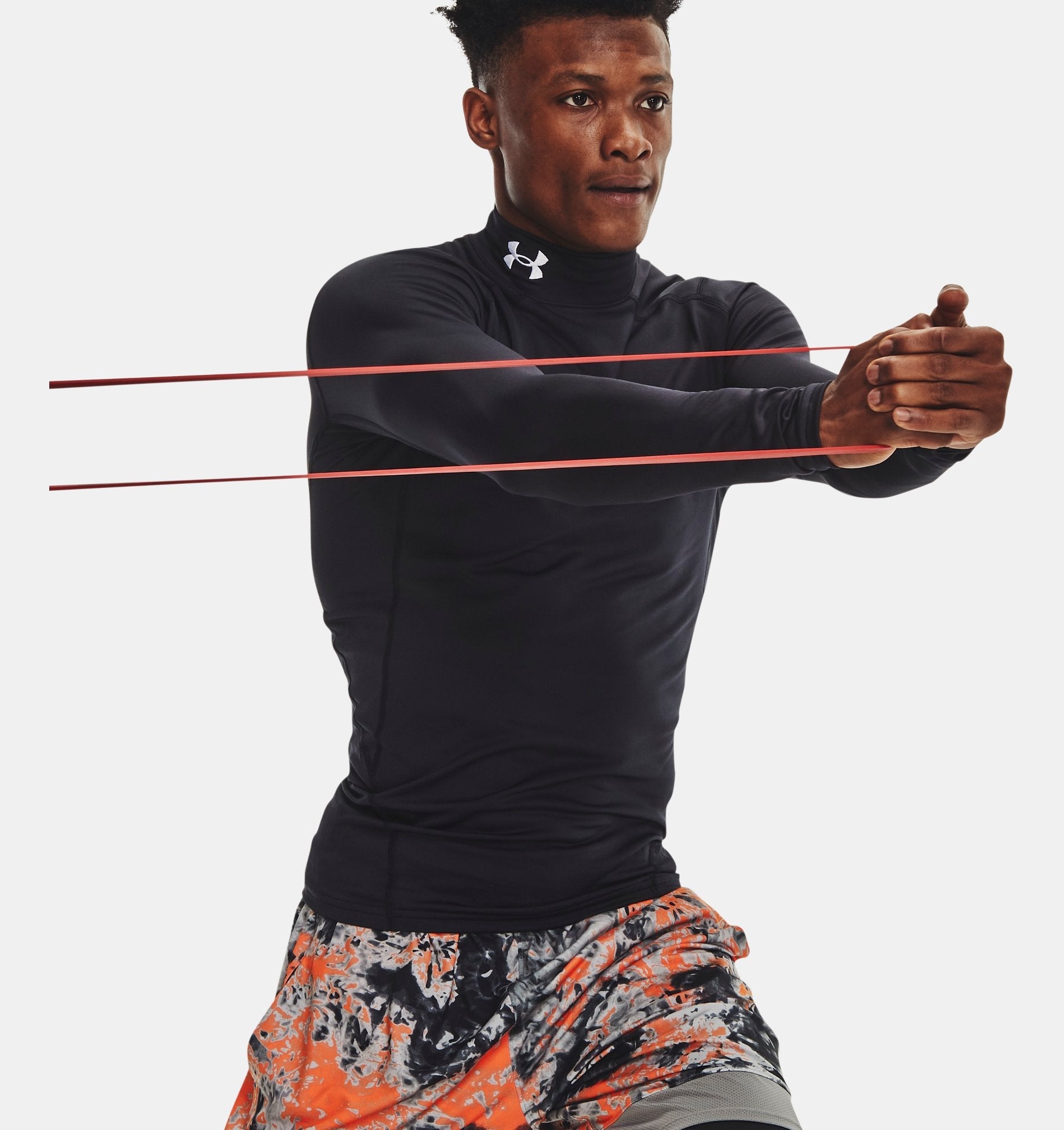 Under Armour ColdGear Men's Compression Mock - Black - Best Buy Soccer
