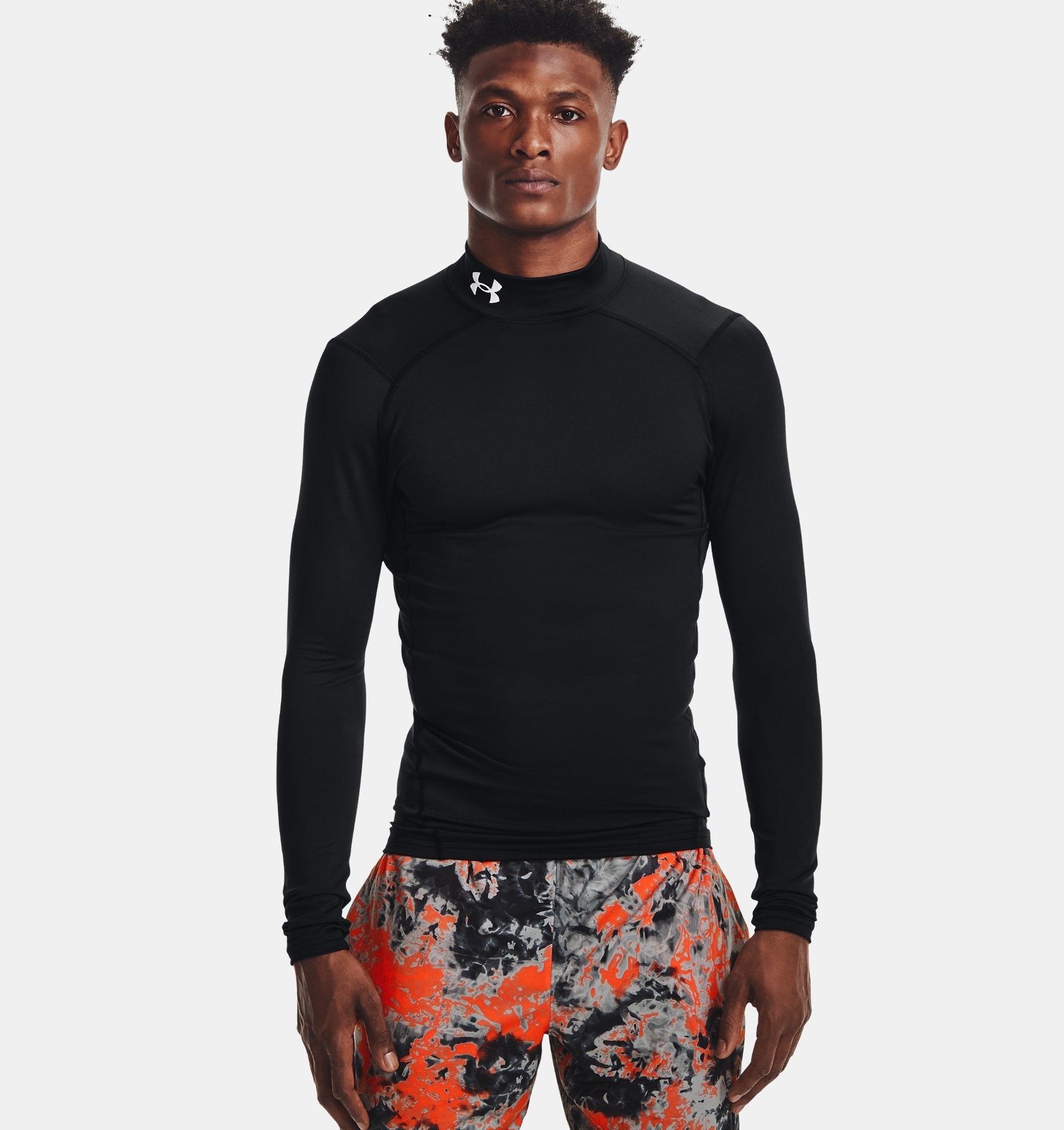 Under Armour ColdGear Men's Compression Mock - Black - Best Buy Soccer
