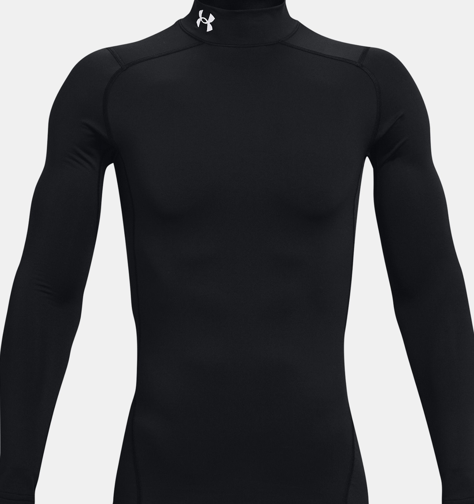 Under Armour ColdGear Men's Compression Mock - Black - Best Buy Soccer
