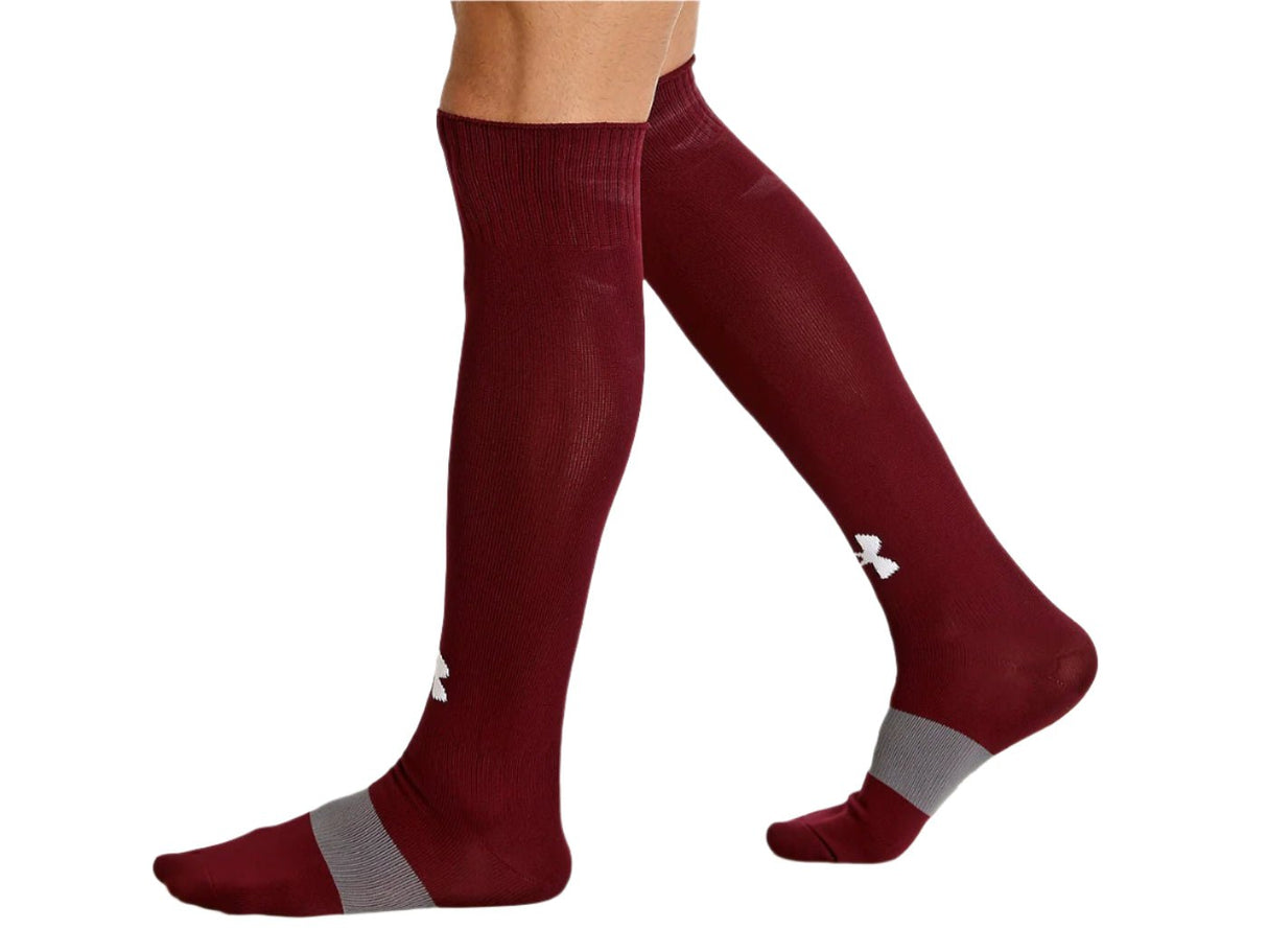 Under Armour Soccer OTC Over - the - Calf Socks Maroon - Best Buy Soccer
