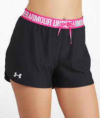 Under Armour Womens Play UP Shorts - Black/Pink - Best Buy Soccer