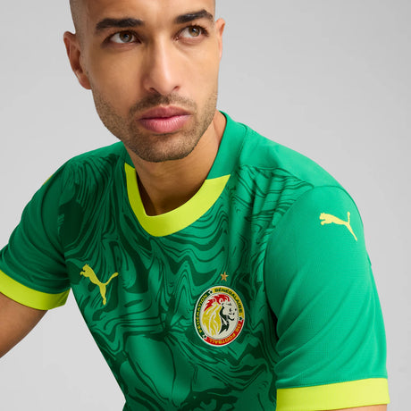 PUMA Men's Senegal Away Jersey Replica 25 - Sport Green/Electric Lime