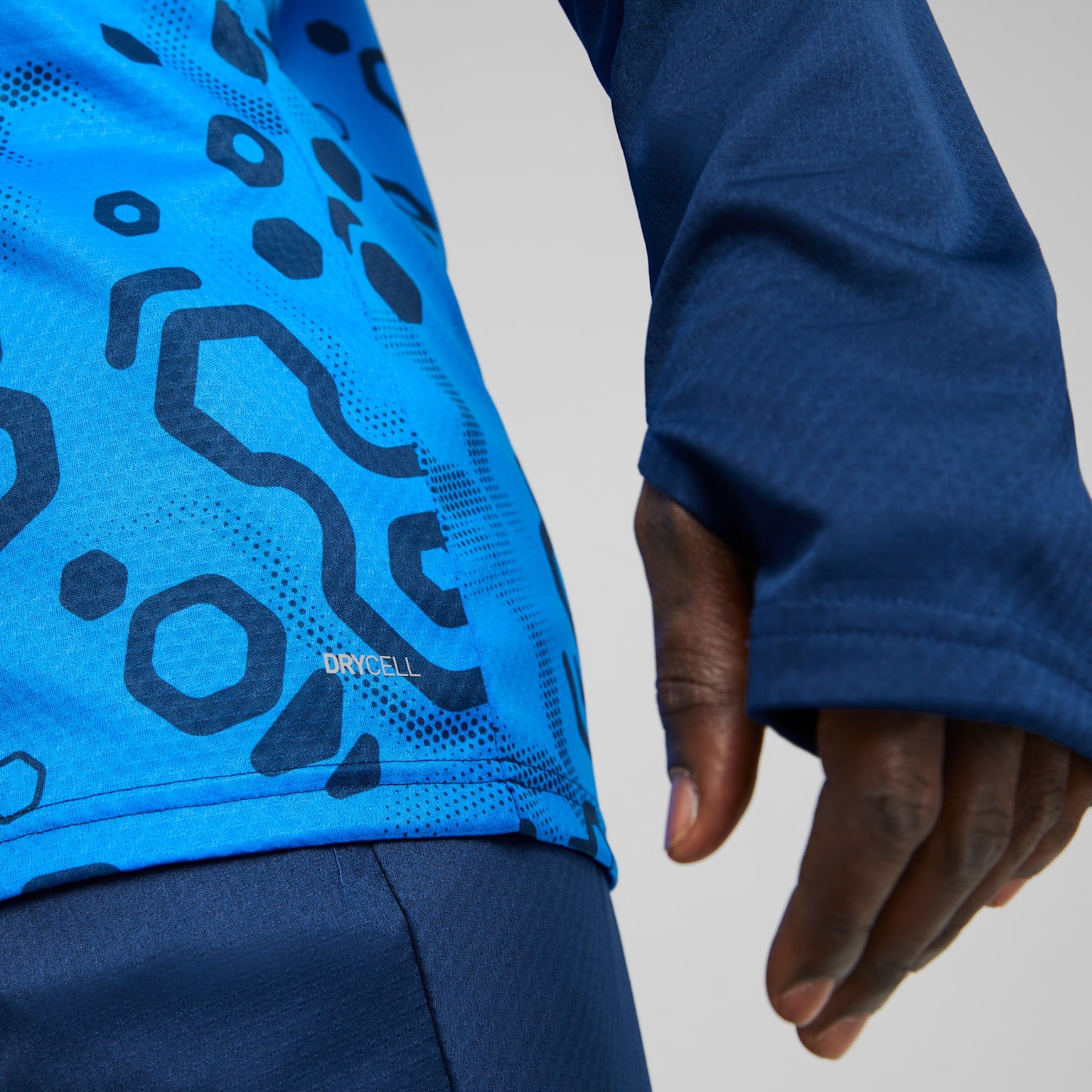 PUMA IndividualCUP 1/4 Zip Top White/Red/Blue