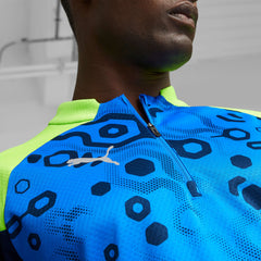 PUMA IndividualCUP 1/4 Zip Top White/Red/Blue