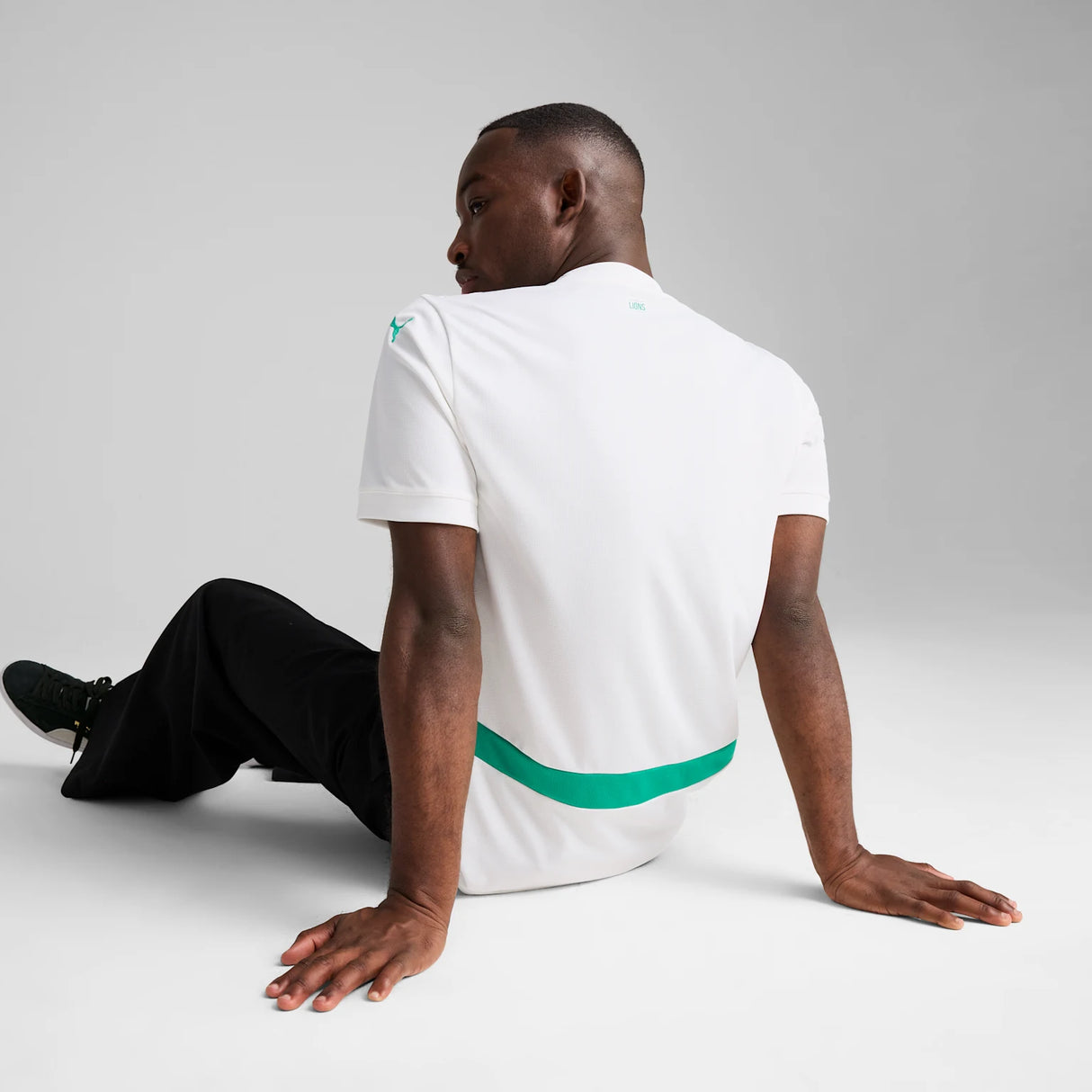 Réplica de la camiseta local de PUMA Senegal 25 para hombre en blanco