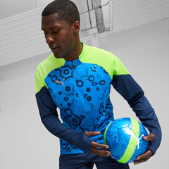 PUMA IndividualCUP 1/4 Zip Top White/Red/Blue