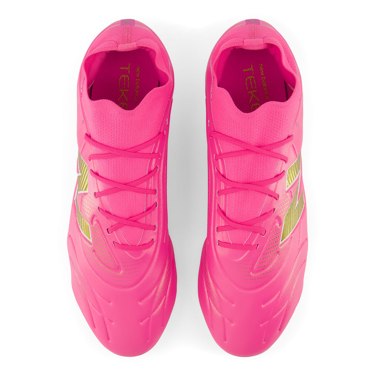 New Balance Tekela Team Low Laced V5 FG Firm Ground Men's Soccer Cleats - Pink Heat
