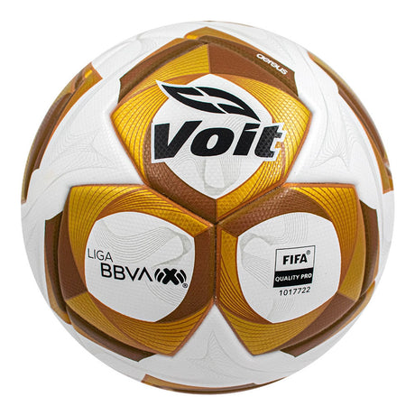 Voit AEREUS Liga MX Opening 2025 Liguilla Quality FIFA Pro Soccer Ball - White/Gold/Black - Best Buy Soccer