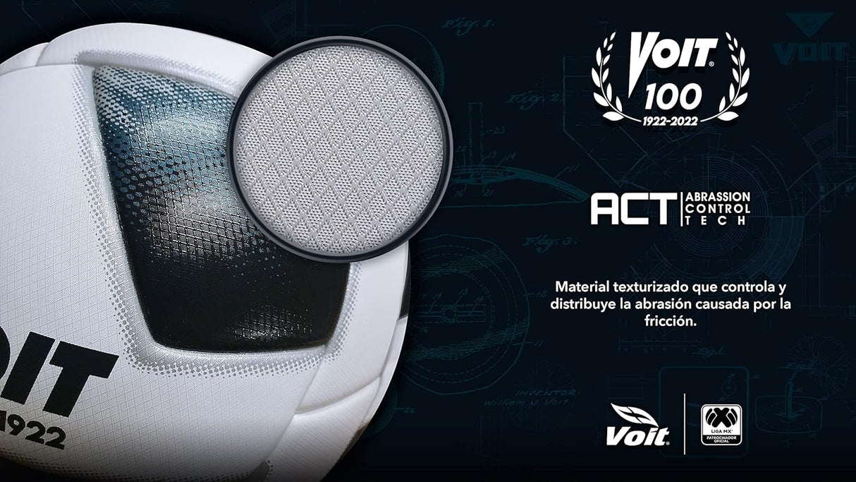 Voit Pro Clausura Replica Soccer Ball 2022 - White/Black - Best Buy Soccer