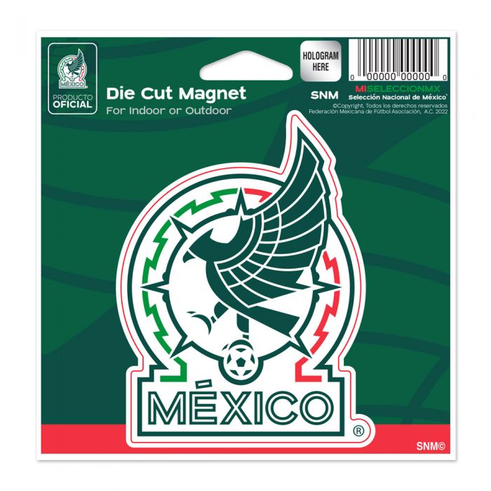 WC Mexico Die Cut Magnet Green - Best Buy Soccer