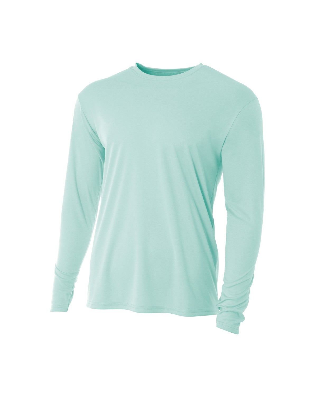 Camiseta de manga larga A4 Cooling Perf LS - Menta pastel