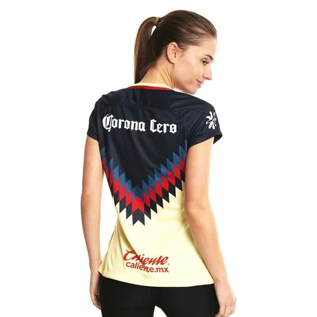 Nike América Camiseta de local para mujer 17 - Azul marino Armory/Limón
