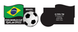 World Cup Qatar 2022 Country Flag Magnet - Brazil - Best Buy Soccer