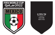 World Cup Qatar 2022 Country Flag Magnet - Mexico - Best Buy Soccer