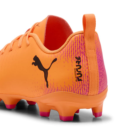 PUMA Future 8 Play FG/AG Youth Soccer Cleats - Orange/Black