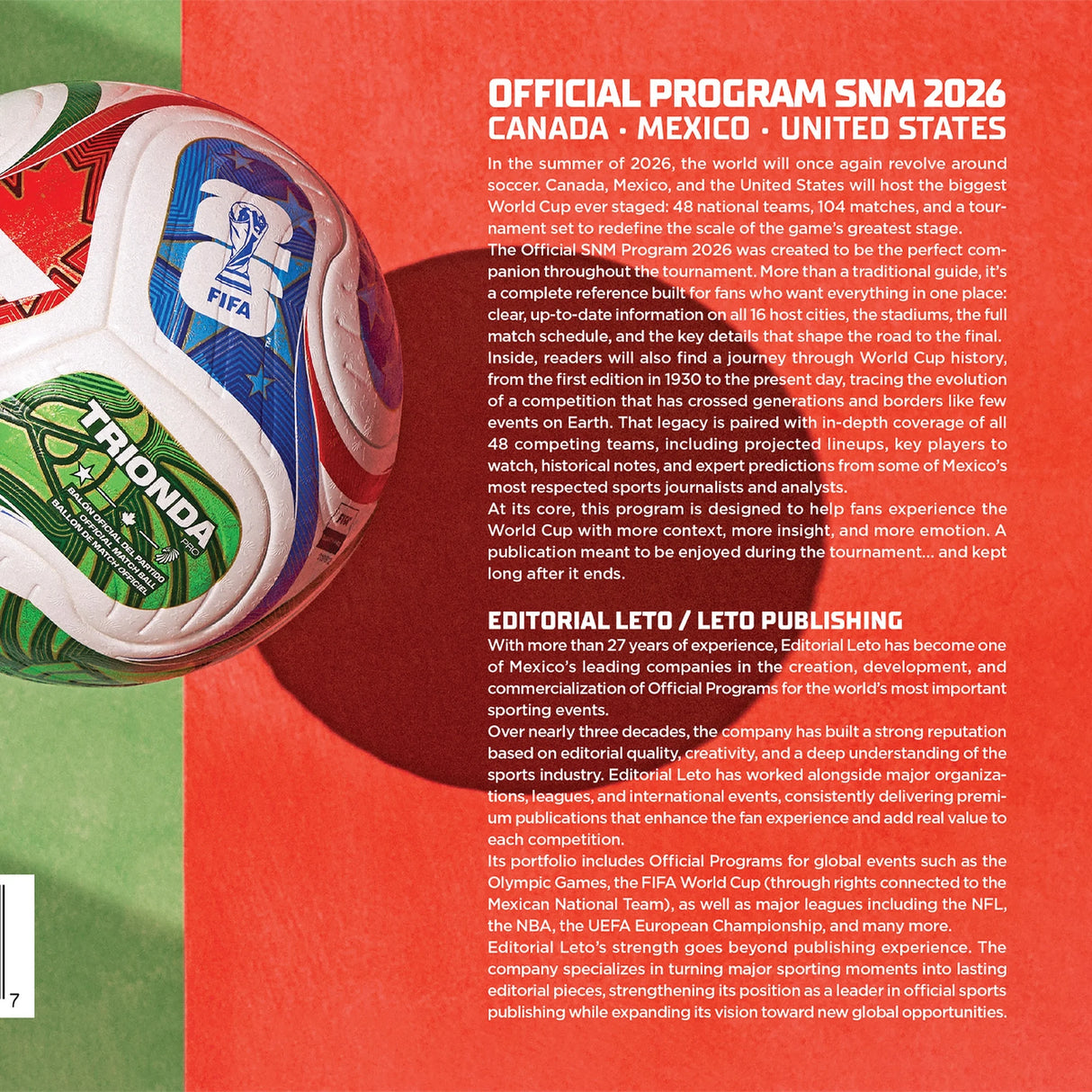 World Cup Official Program 2026- English