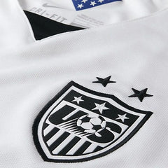 Nike USMNT 15 Stadium Home Youth Jersey - White/Black