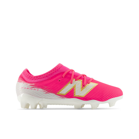 New Balance Furon Team V8 FG Firm Ground Youth Soccer Cleats - Pink Heat