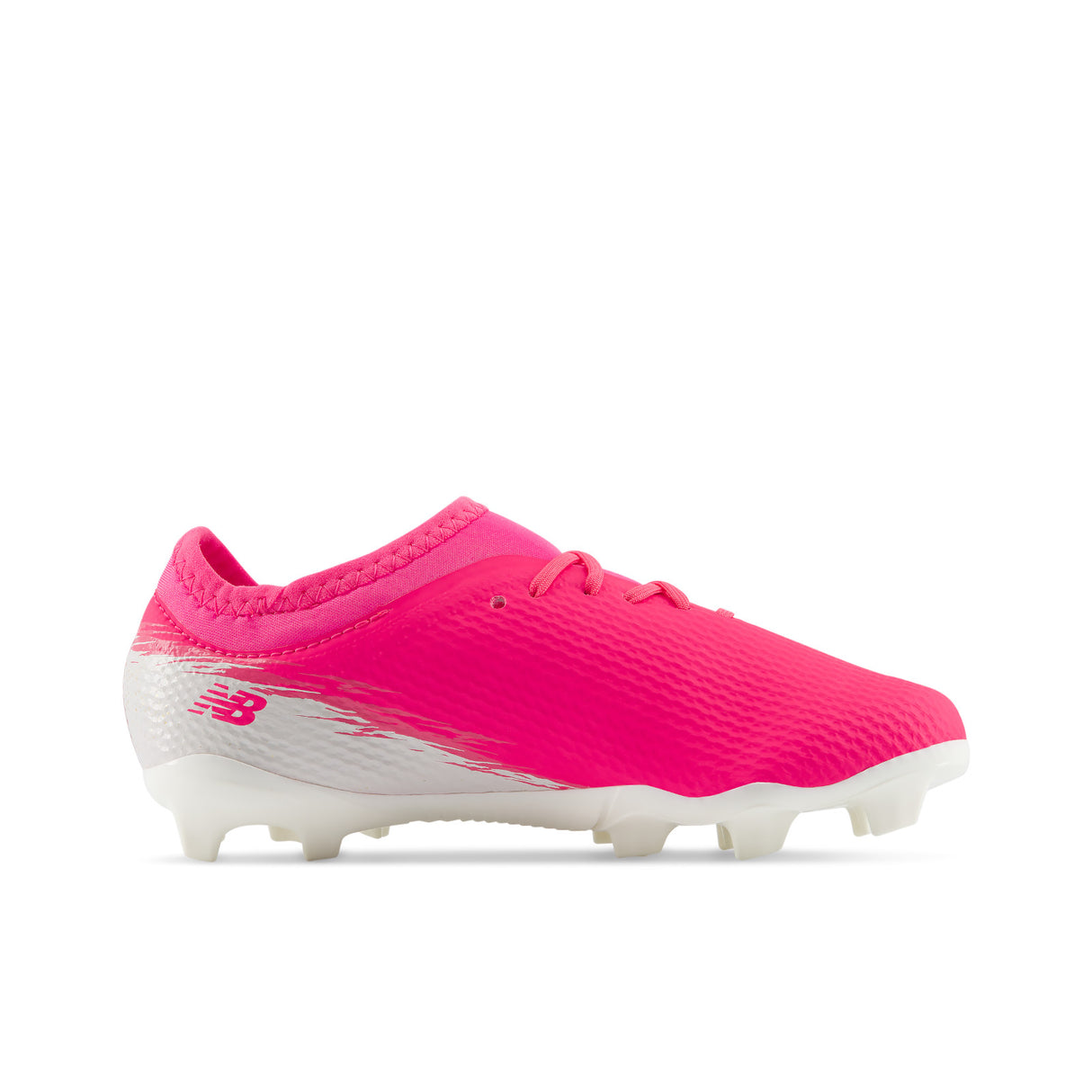 New Balance Furon Team V8 FG Firm Ground Youth Soccer Cleats - Pink Heat