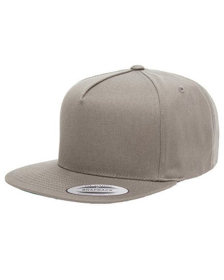 YP Classics Five-Panel Cotton Twill Snapback Cap - 6007 - Best Buy Soccer