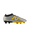 New Balance Tekela Team Low Laced FG V5 Firm Ground Youth Soccer Cleats - Harbor Grey