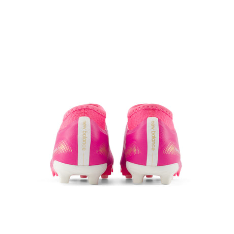 New Balance Tekela Team Low V5 FG Firm Ground Youth Soccer Cleats - Pink Heat