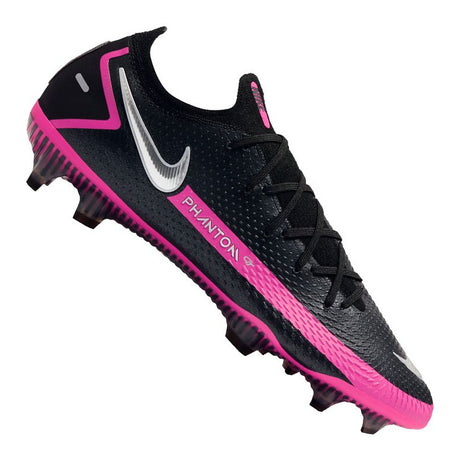 Nike Phantom GT Elit FG Men's Soccer Cleats - Black/Grey