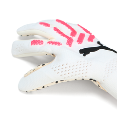 PUMA Future Ultimate Negative Cut Goalkeeper Gloves White/Fire Orchid