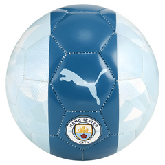 PUMA Manchester City FTBLCORE Mini Soccer Ball Silver Sky/Lake Blue