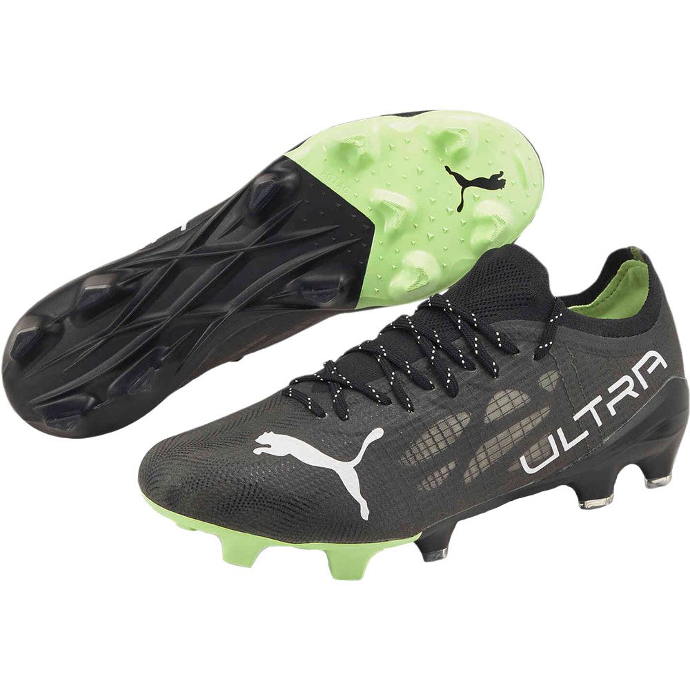 Puma Ultra 1.4 FG/AG Multi-Ground Football Boots Black/White/Fizzy
