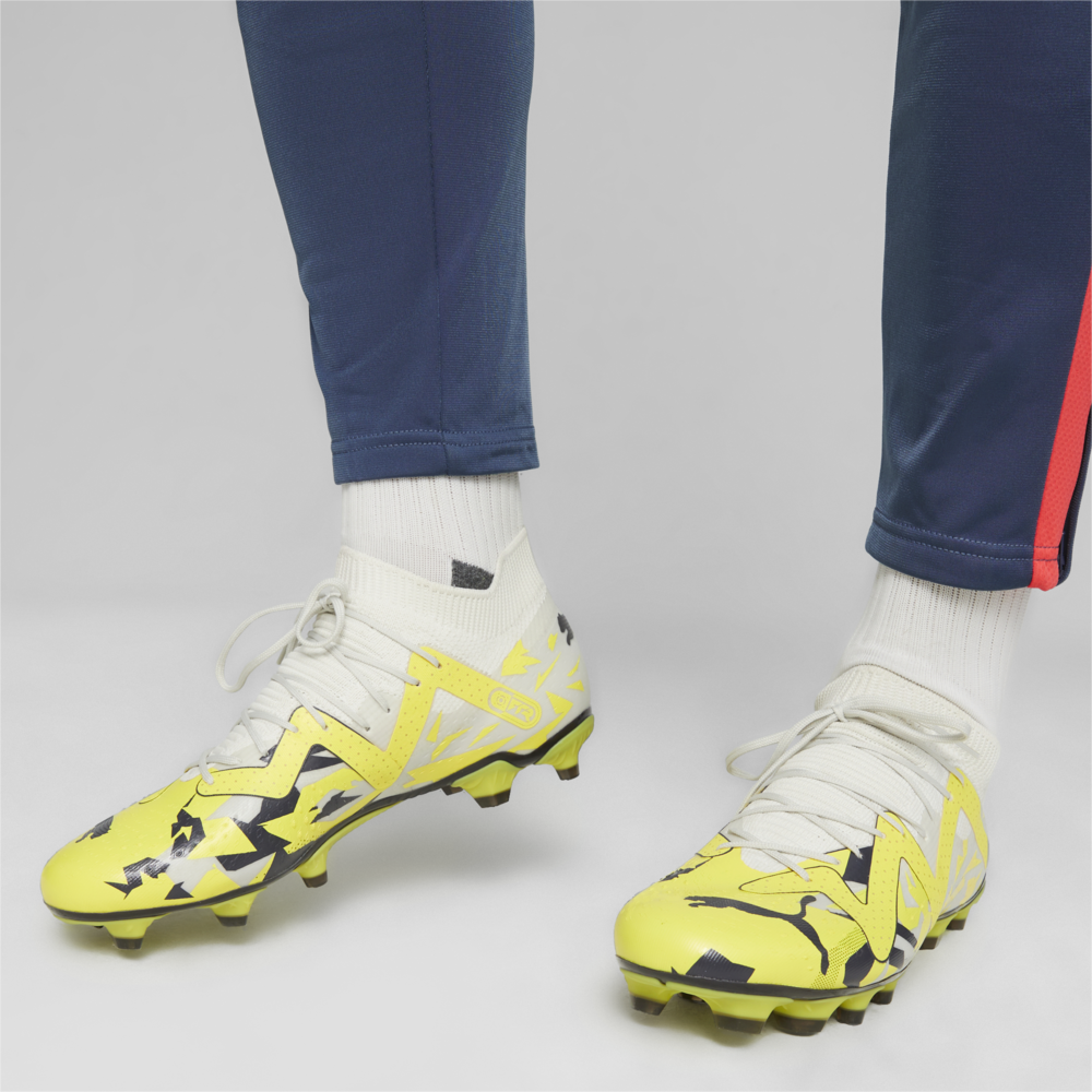 PUMA Future Match FG/AG Football Boots Gray/Yellow