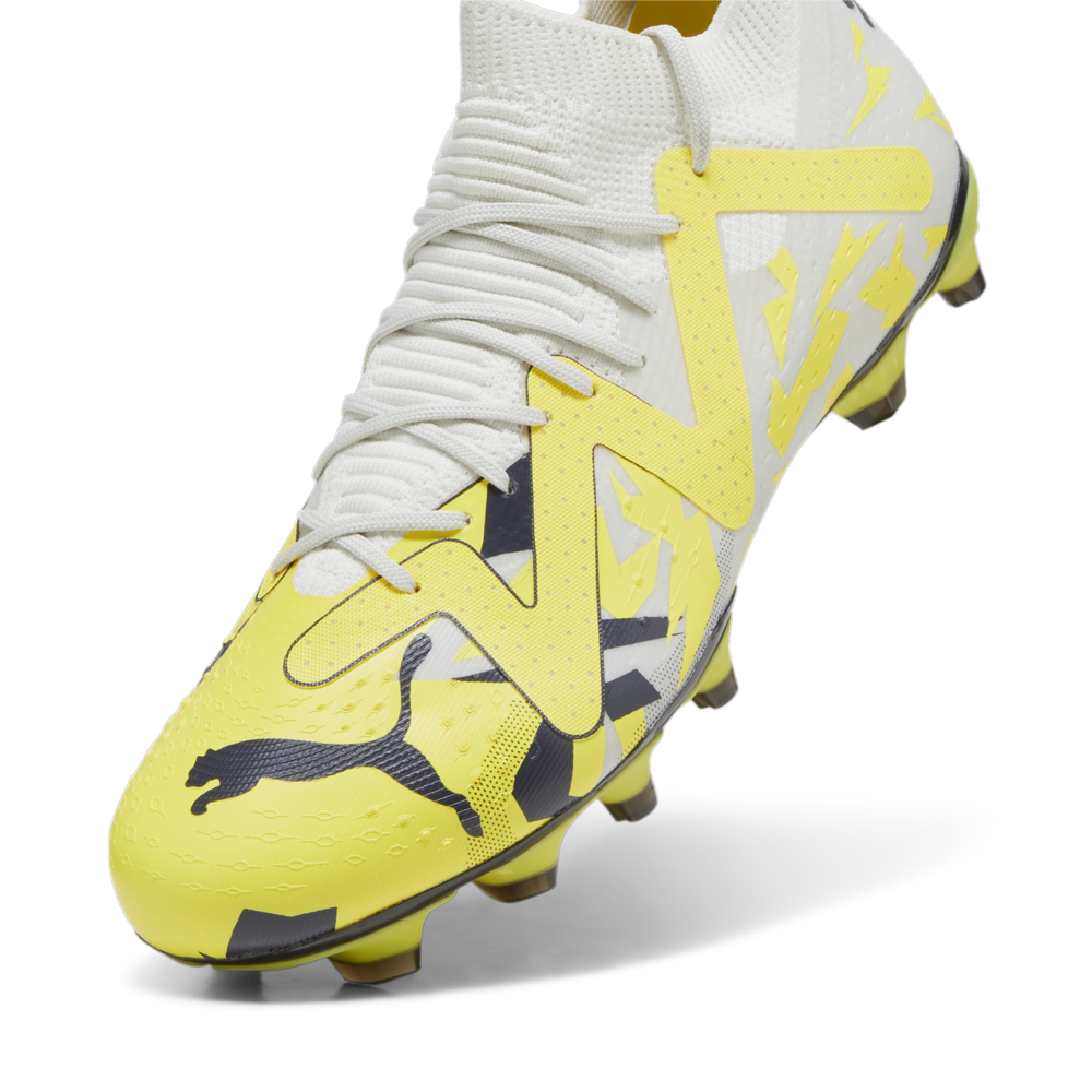 PUMA Future Match FG/AG Football Boots Gray/Yellow