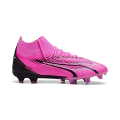 PUMA Ultra Pro FG/AG Football Boots Pink/White