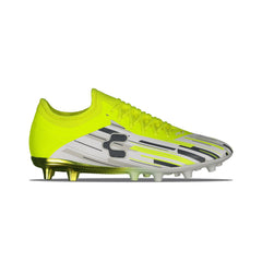 Charly Genesis PFX Soccer Cleats White/Yellow