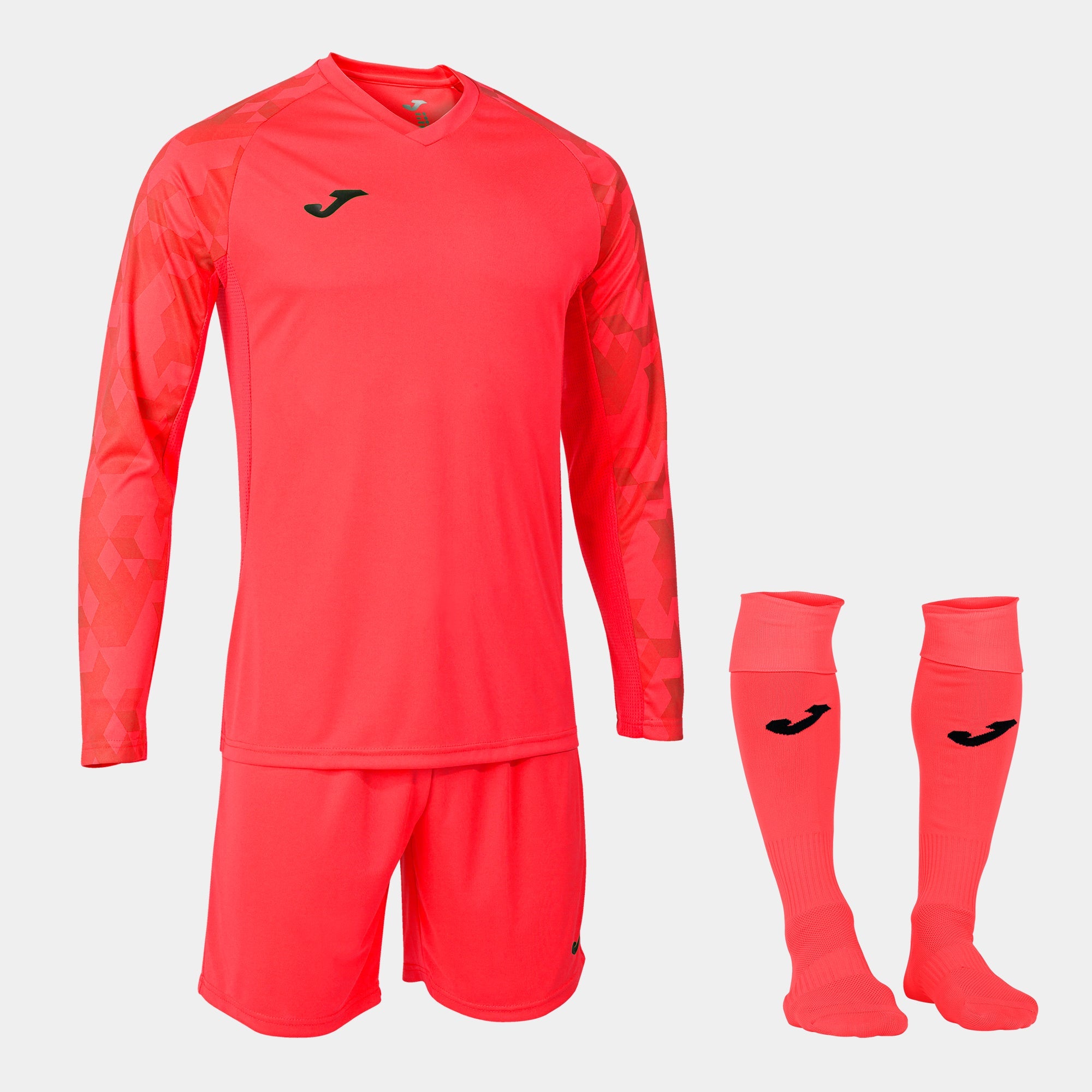 Reusch Match II Padded Goalkeeper Jersey, Red-Black / M