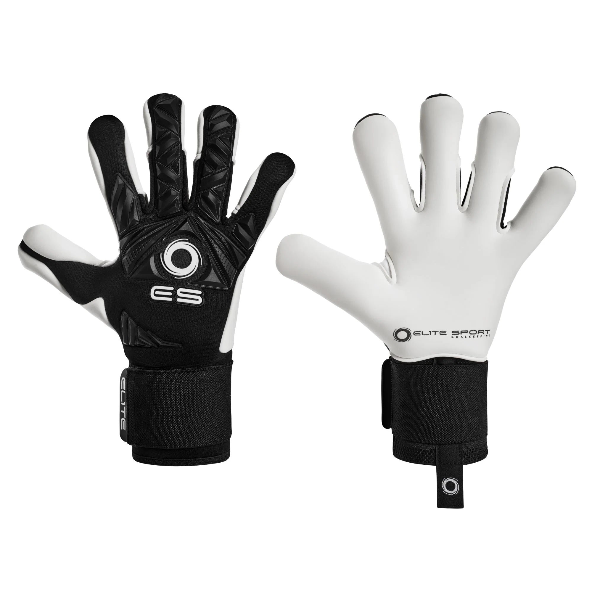 Elite Sport Revolution II Combi Goalkeeper Gloves Black