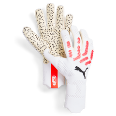 PUMA Future Ultimate Negative Cut Goalkeeper Gloves White/Fire Orchid