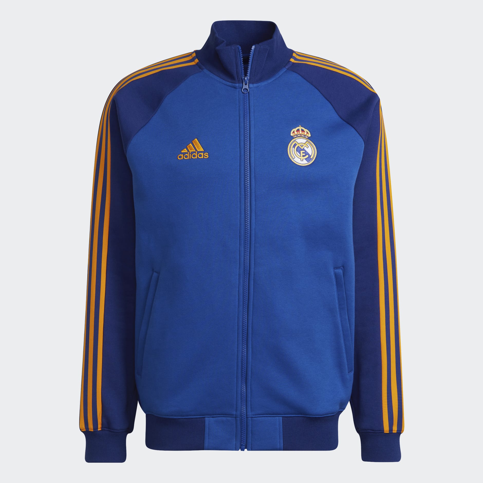 adidas Real Madrid Tiro 21 Anthem Jacket Pink/Blue