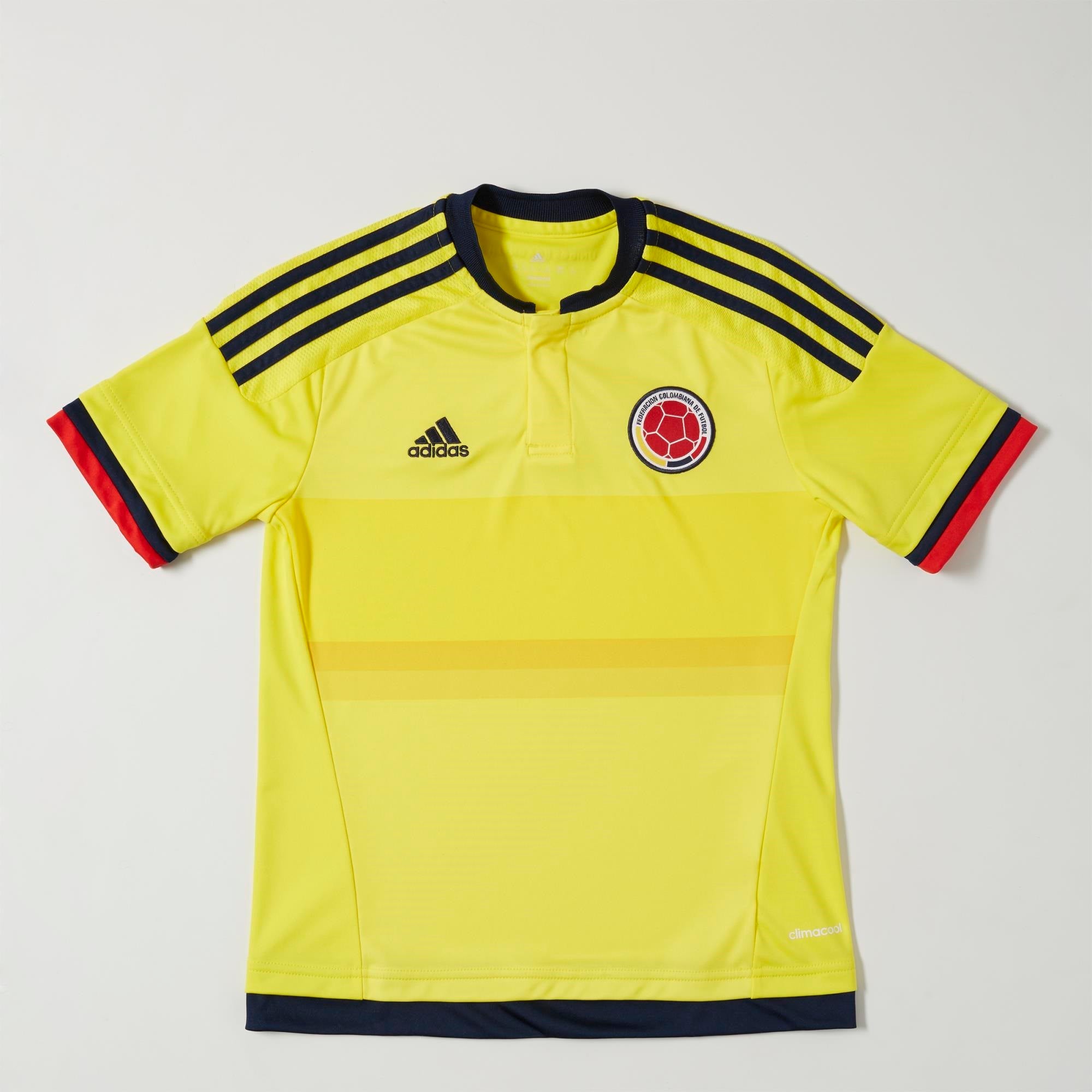 adidas Colombia Home Jersey Youth 15 Yellow