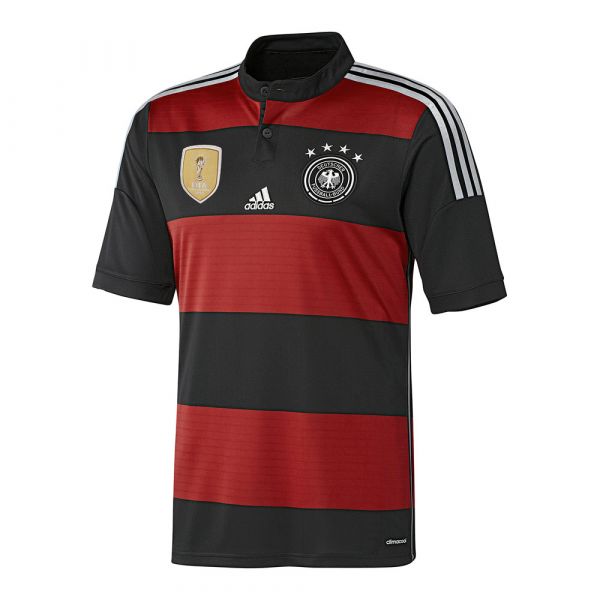 adidas Germany Away Jersey 15 Black/Red